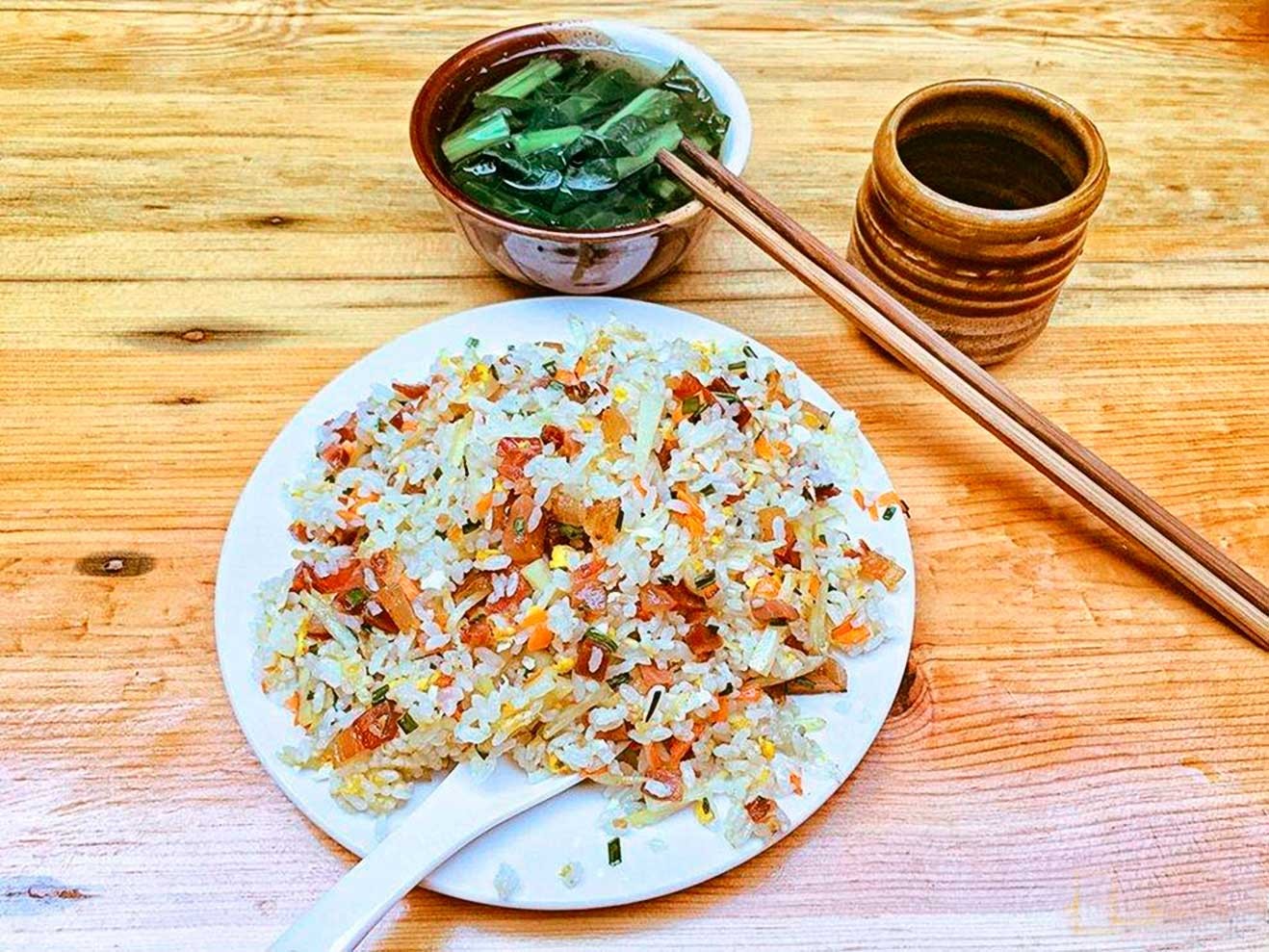 火腿炒饭