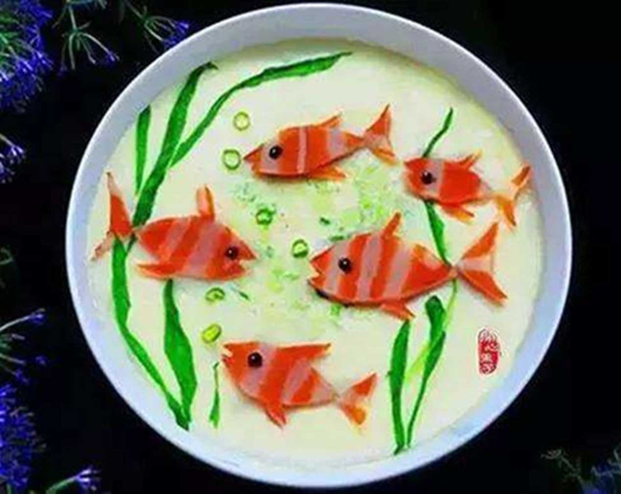 火腿蒸蛋